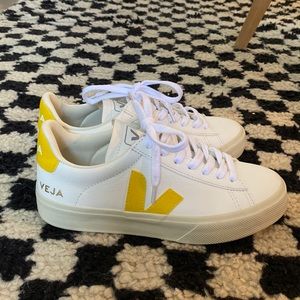 Veja Campo Yellow Size US 5 EU 36 NEW with box